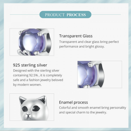 Pandantiv argint pisicuta norocoasa [8]