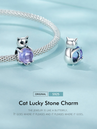 Pandantiv argint pisicuta norocoasa [11]