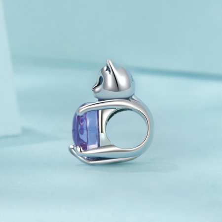 Pandantiv argint pisicuta norocoasa [4]