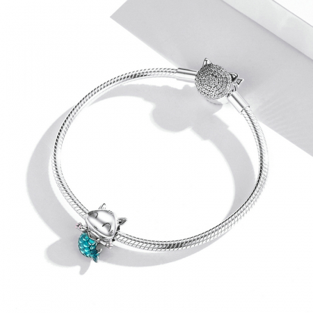 Pandantiv argint pisicuta sirena [3]