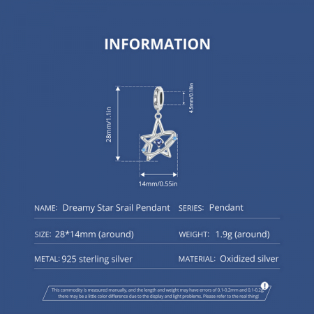 Pandantiv argint steaua visatoare [12]