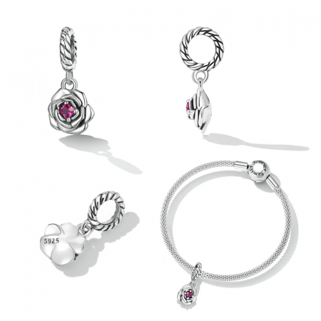 Pandantiv argint trandafir [6]