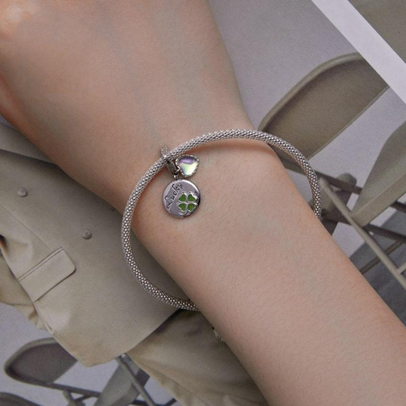 Pandantiv argint trifoi cu patru foi [2]