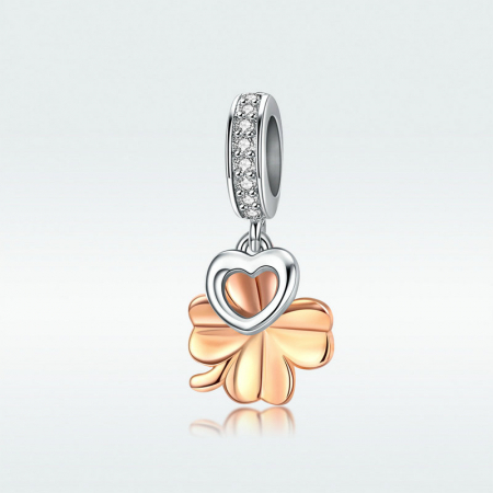 Pandantiv argint trifoi cu patru foi [4]