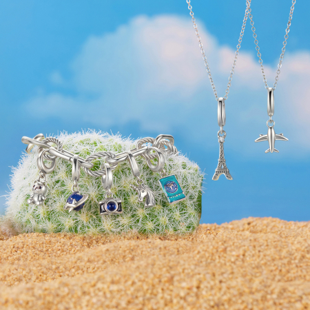 Pandantiv argint Worldwide Travel [12]