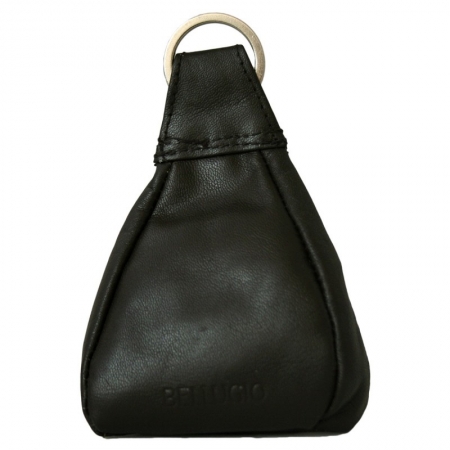 Portchei piele naturala Bellugio PCH25 albastru Navy [5]