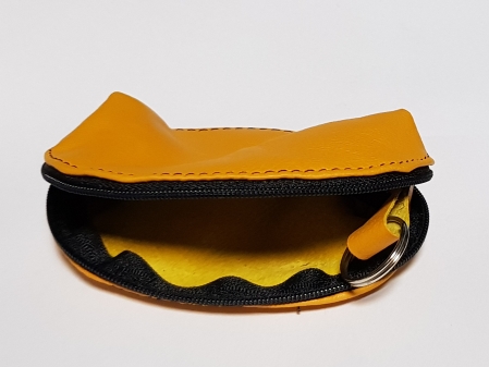 Portchei piele naturala Galben pentru chei lungi PCH72 [3]