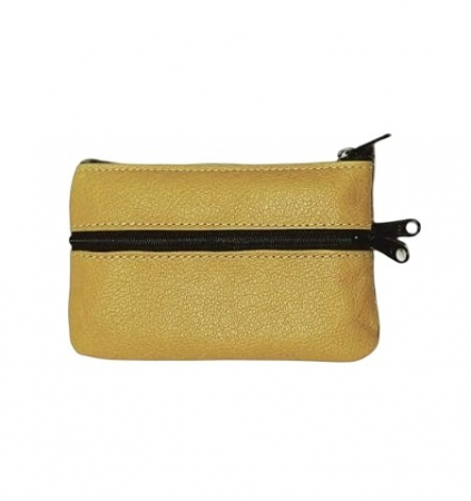 Portchei piele naturala incapator cu 3 compartimente, PCH360