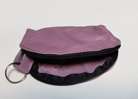 Portchei piele naturala Mov pentru chei lungi PCH75 [2]