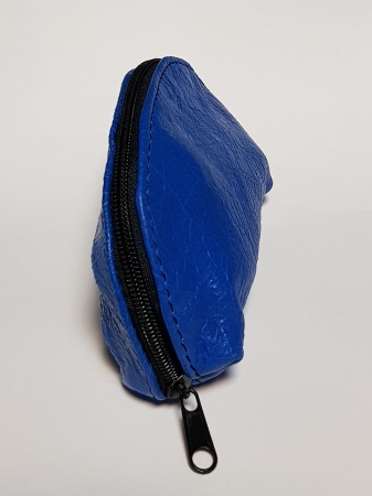 Portchei piele naturala Albastru pentru chei lungi PCH76 [2]