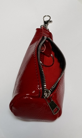 Portchei piele naturala Rosu pentru chei lungi PCH61 [7]