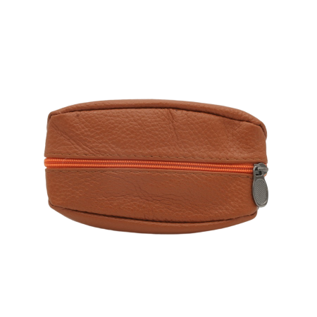 Portchei si miniportofel piele naturala cu 2 compartimente , PCH507, Natur [1]