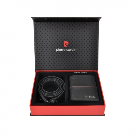 Portofel barbati + curea (set piele naturala de lux) Pierre Cardin PORM211 [0]