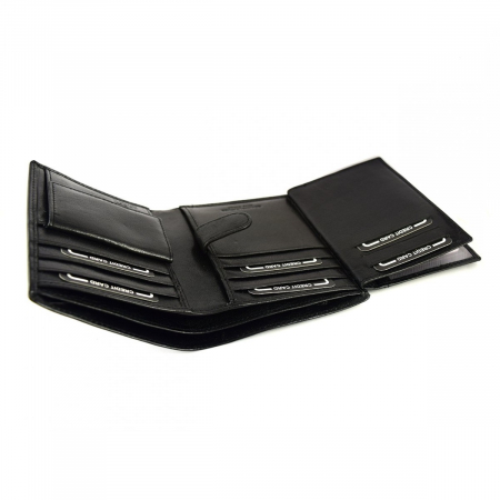 Portofel barbati de lux din piele naturala PORMG039 Negru [3]