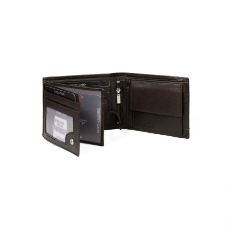 Portofel barbati de lux din piele naturala Rovicky PORM44 Maron [1]
