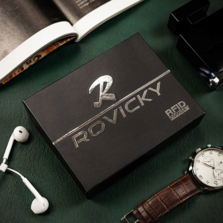 Portofel barbati de lux din piele naturala Rovicky PORM642 [9]