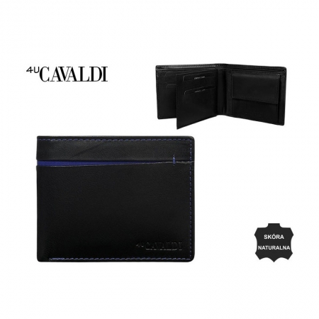 Portofel barbati din piele naturala Cavaldi PORM589 Negru [2]