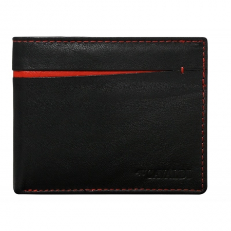 Portofel barbati din piele naturala Cavaldi PORM590 Negru [0]