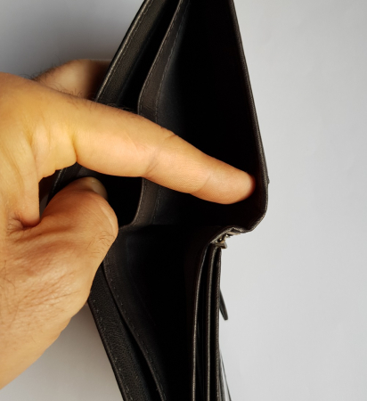 Portofel barbati din piele naturala cu dunguta albastra Bellugio PORMZ006 [4]