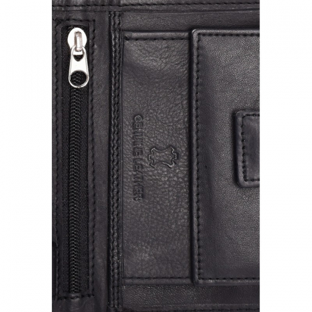 Portofel barbati din piele naturala PORMG057 Negru, cu RFID [9]