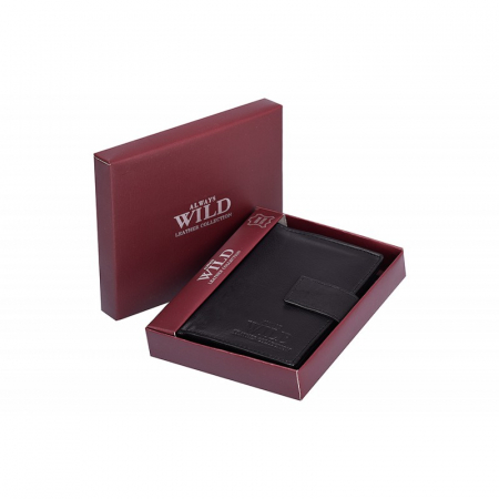 Portofel barbati din piele naturala PORMG057 Negru, cu RFID [10]