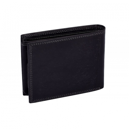 Portofel barbati din piele naturala PORMG059 Negru, cu RFID [2]