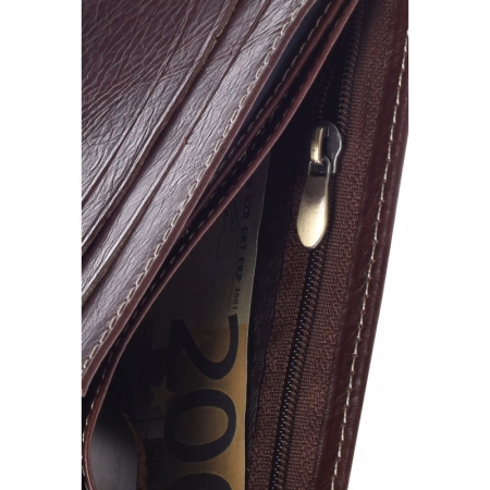 Portofel barbati din piele naturala Wild PORM564 Maron [6]