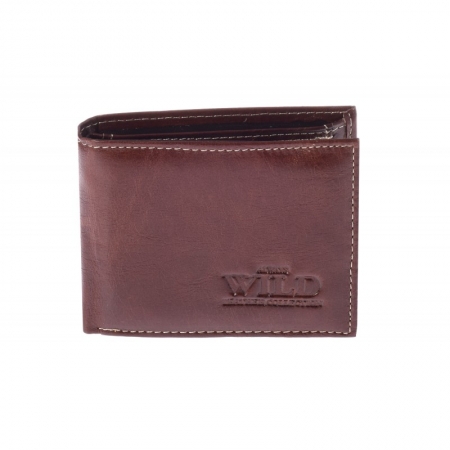 Portofel barbati din piele naturala Wild PORM565 Maron [0]