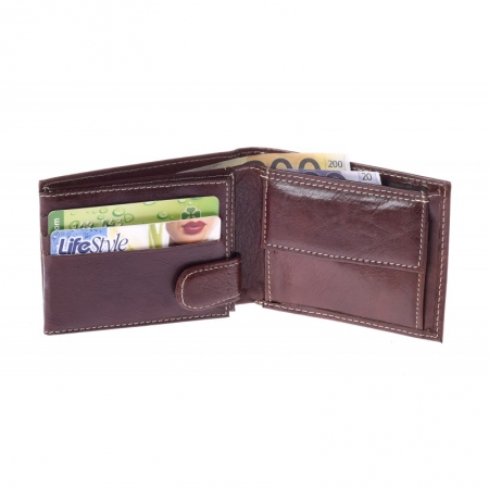 Portofel barbati din piele naturala Wild PORM565 Maron [5]