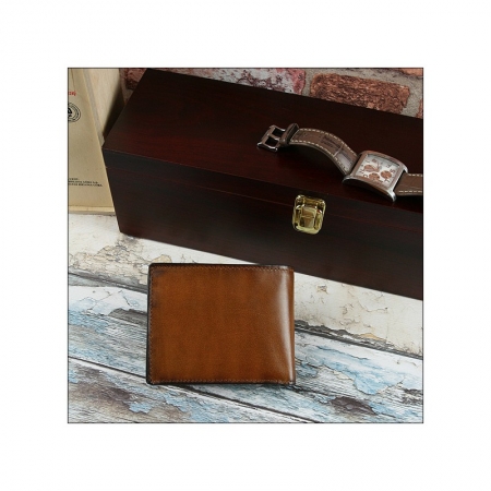 Portofel barbati din piele naturala Wild PORM624 Maron [3]