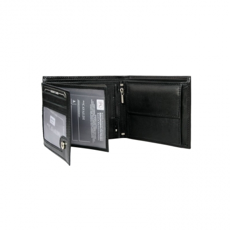 Portofel barbati piele naturala Cavaldi PORM200 Negru [1]