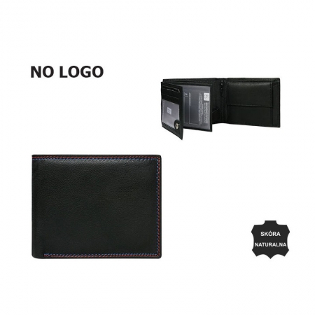 Portofel barbati piele naturala in culorile clubului Steaua Bucuresti (FCSB) - PORM61 Negru [2]