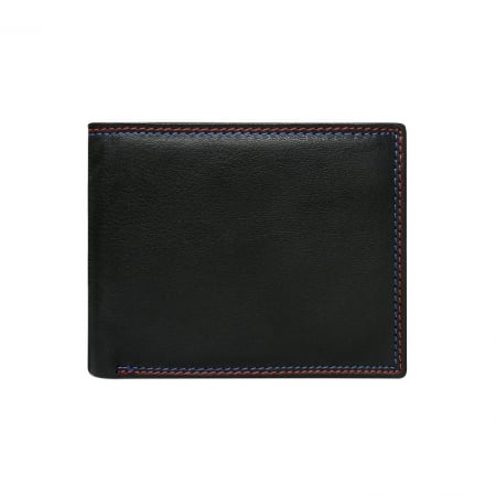 Portofel barbati piele naturala in culorile clubului Steaua Bucuresti (FCSB) - PORM61 Negru [0]