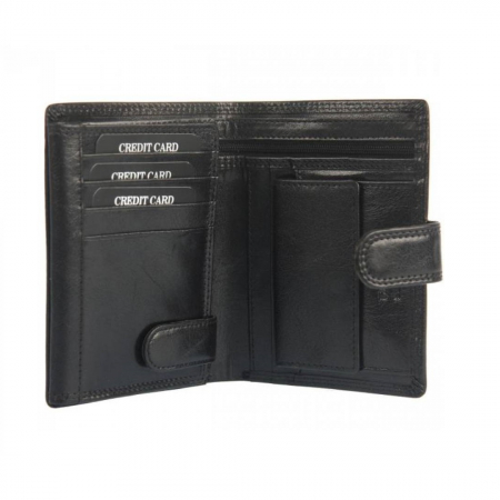 Portofel barbati de lux din piele naturala PORMG038 Negru [5]
