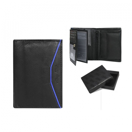 Portofel barbati Wild, PORMG027, piele naturala, Negru [2]