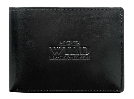 Portofel barbati piele naturala Wild PORM206 Negru [0]