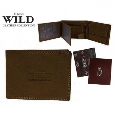 Portofel barbati piele naturala Wild PORM41 Maron [1]
