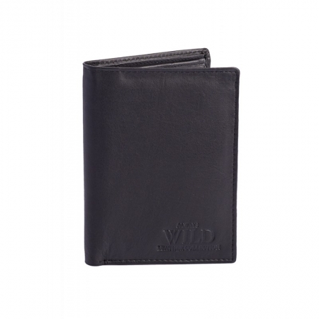 Portofel barbati piele naturala Wild PORM55 Negru [7]