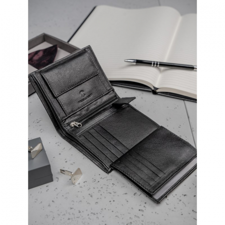 Portofel barbati piele naturala PORMG020 Negru [10]