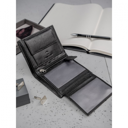 Portofel barbati piele naturala PORMG020 Negru [9]