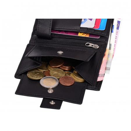 Portofel barbati piele naturala PORMG020 Negru [2]