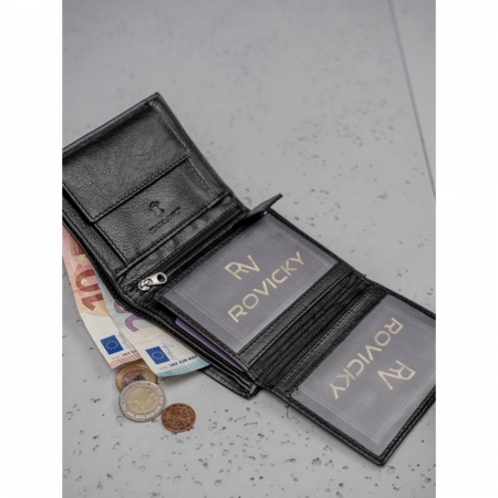 Portofel barbati piele naturala PORMG020 Negru [12]