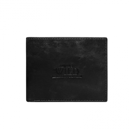Portofel barbati piele naturala Wild PORM67 Negru [0]