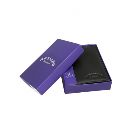 Portofel barbati, PORMG017, piele naturala, Negru, cu RFID [9]
