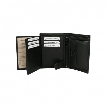 Portofel barbati, PORMG017, piele naturala, Negru, cu RFID [4]