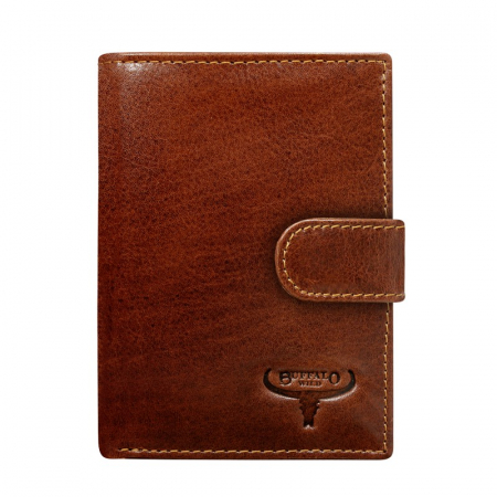 Portofel barbati, PORMG007, piele naturala, maron coniac, cu RFID [0]