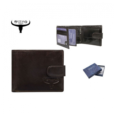 Portofel barbati, PORMG005, piele naturala, maron inchis [2]