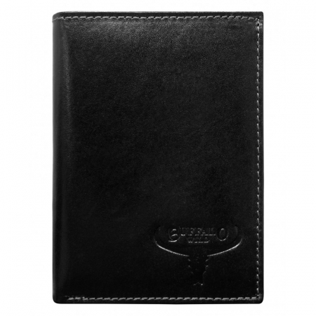 Portofel barbati, PORMG010, piele naturala, Negru, cu RFID [0]