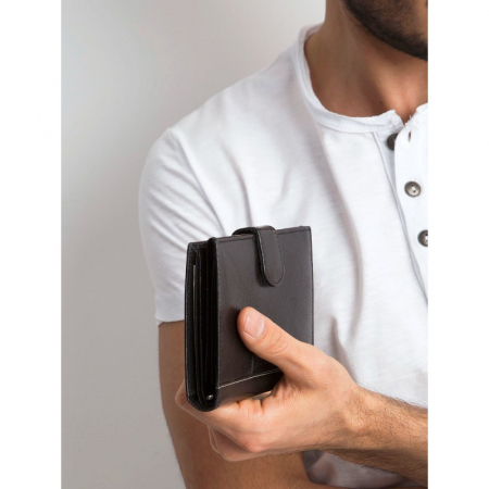 Portofel barbati, PORMG011, piele naturala, Negru [9]