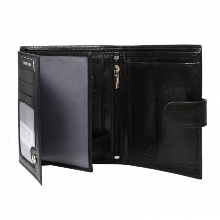 Portofel barbati, PORMG011, piele naturala, Negru [1]